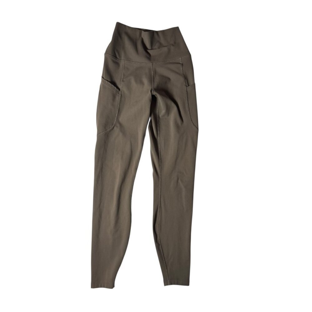 Nike One Dri-Fit High Rise Leggings Women’s XS Brown | Workout Running Yoga Pant